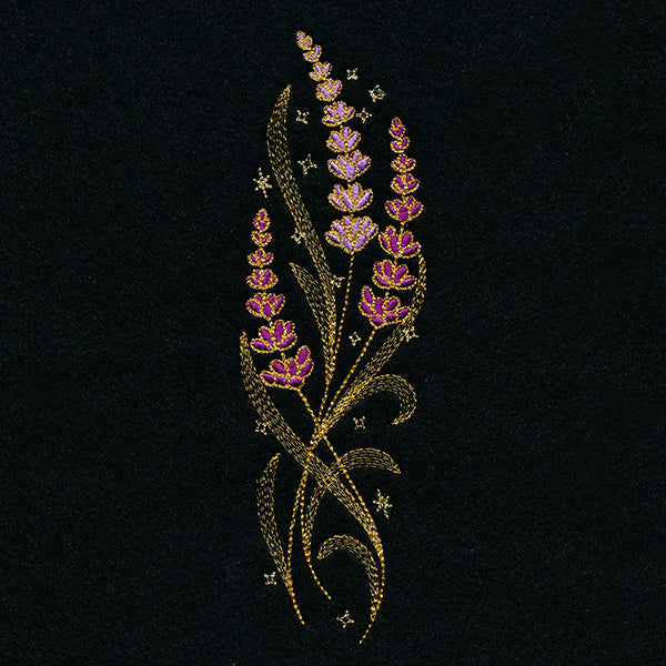 Gilded Lavender Border