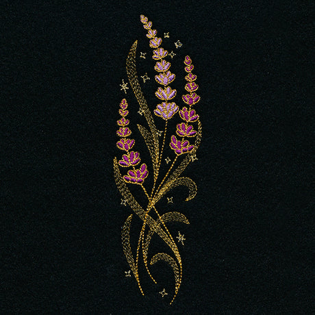 Gilded Lavender Border