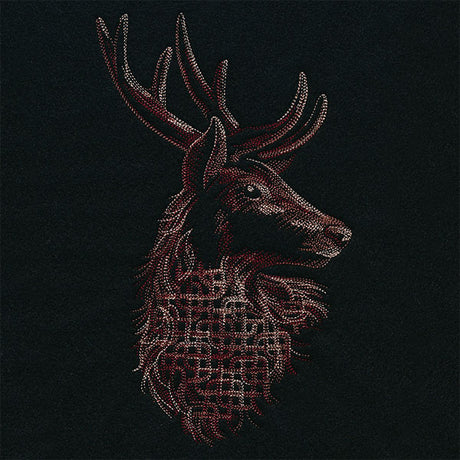 Knotwork Illusions Stag