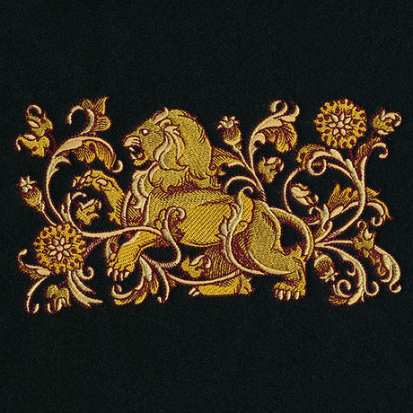 Heraldic Lion Crest