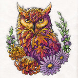 Owl in Fall Florals
