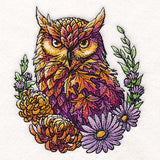 Owl in Fall Florals