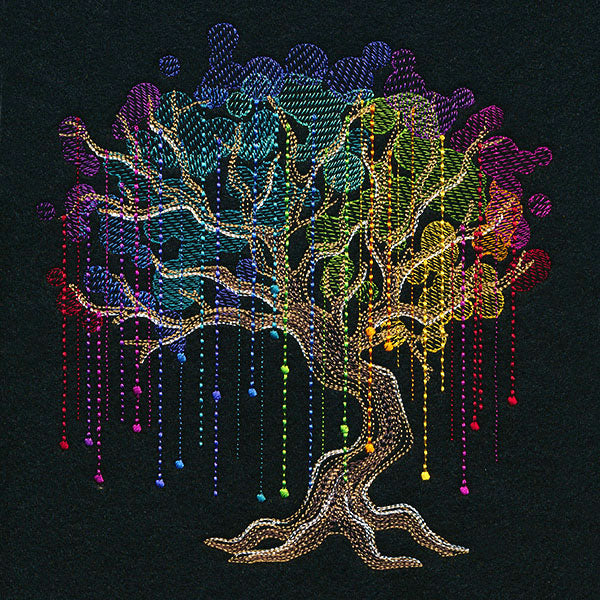 Rainbow Willow Tree