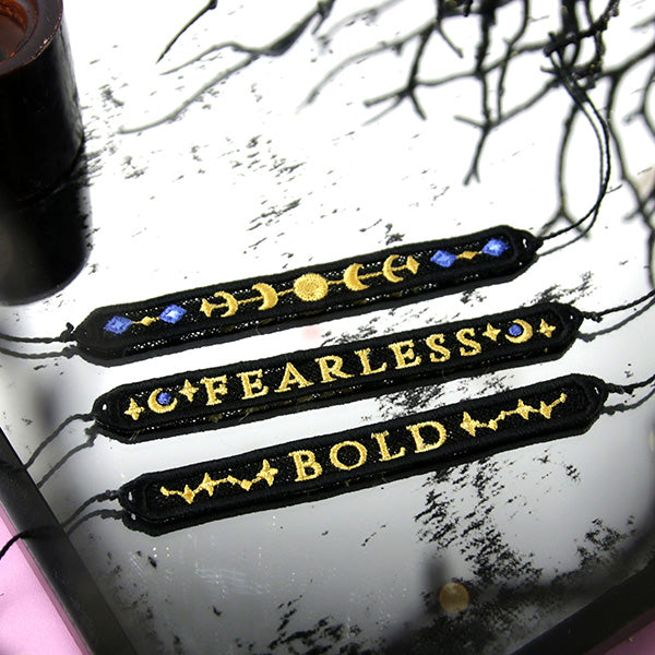 Fierce Affirmations Bracelet - Fearless (Lace)