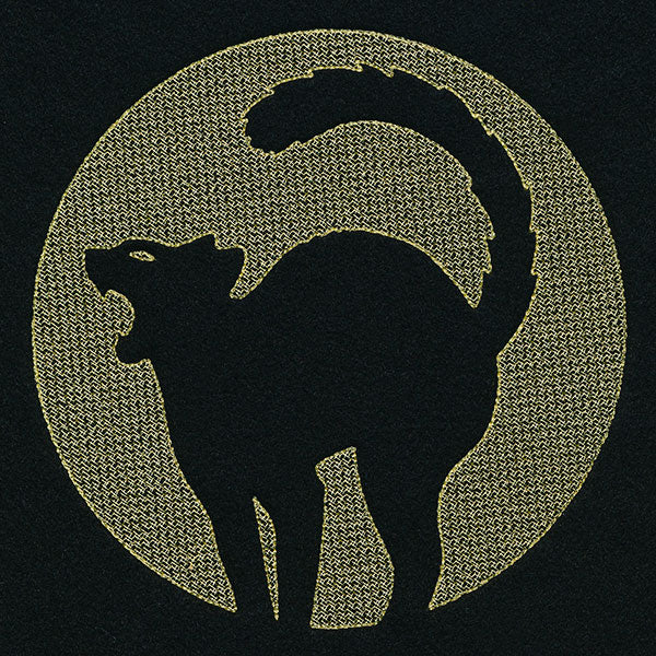 Spooky Halloween - Black Cat (Embossed)