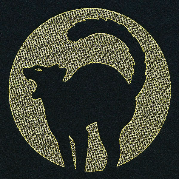 Spooky Halloween - Black Cat (Embossed)