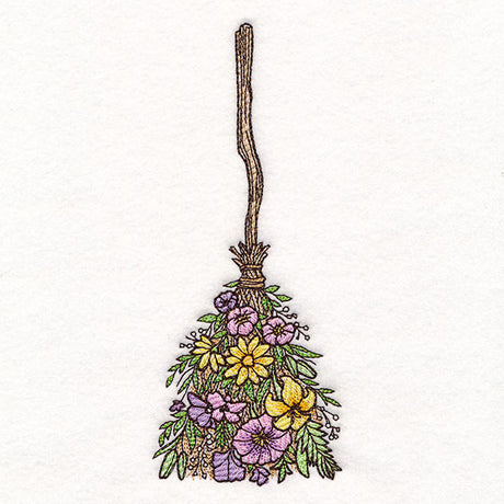 Blooming Magic Witch Broom