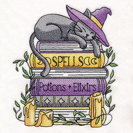 Spooky and Booked Cat