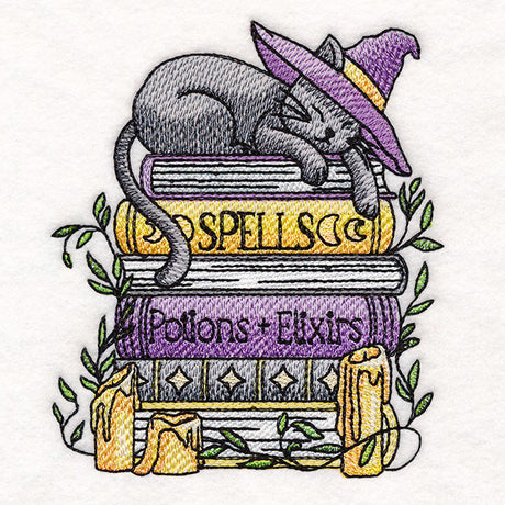 Spooky and Booked Cat