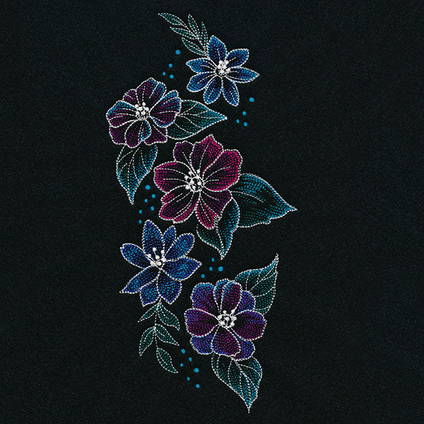 Iridescent Flower Spray