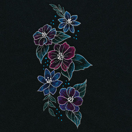 Iridescent Flower Spray