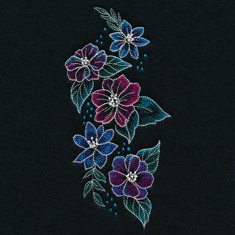 Iridescent Flower Spray
