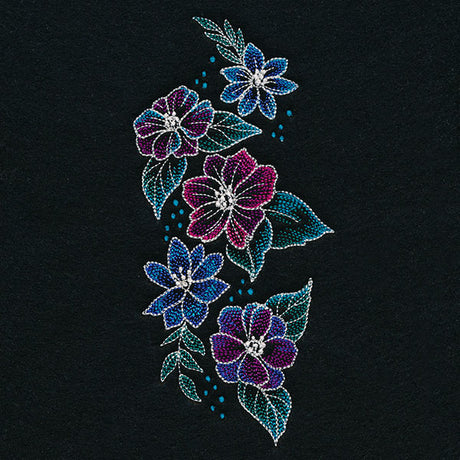 Iridescent Flower Spray
