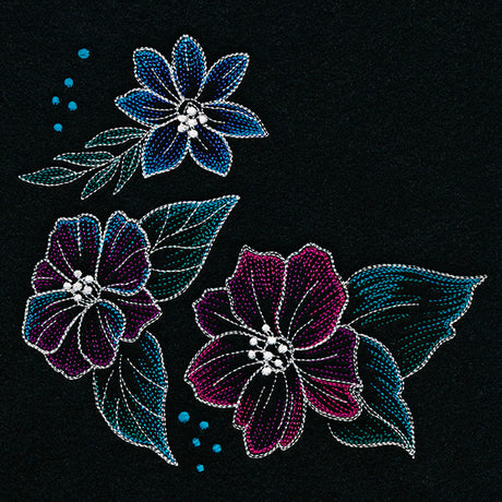 Iridescent Flower Corner
