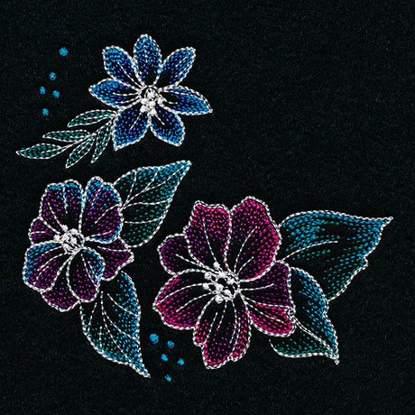 Iridescent Flower Corner