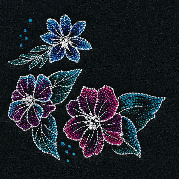 Iridescent Flower Corner