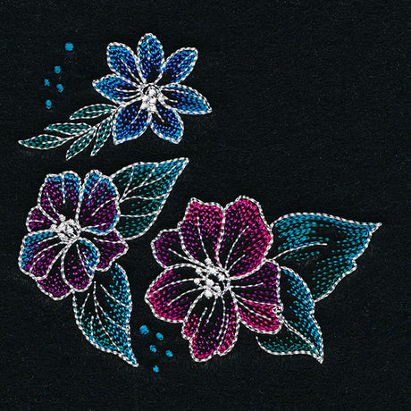 Iridescent Flower Corner
