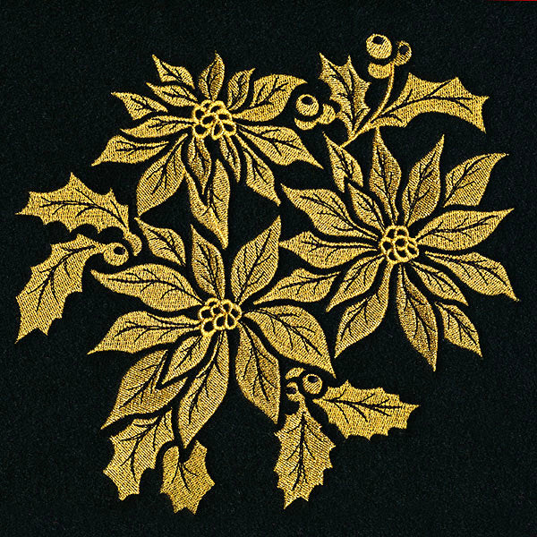 Gilded Poinsettias Bouquet