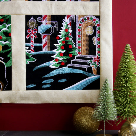 Reindeer & Gingerbread Christmas Scene II - Panel 6
