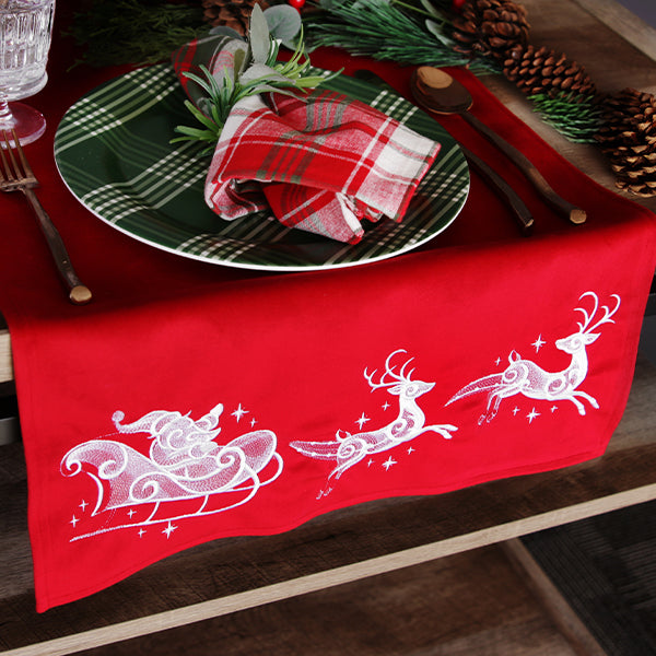 Snow Baroque Santa's Flight - Reindeer 1