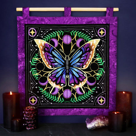 Celestial Butterfly Square - Top Left