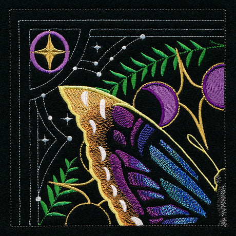 Celestial Butterfly Square - Top Left