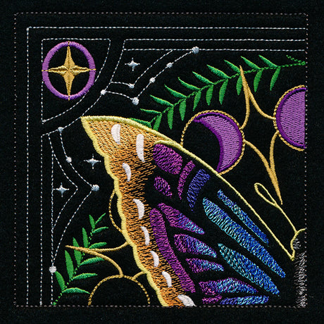 Celestial Butterfly Square - Top Left