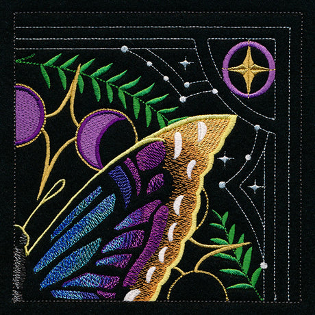 Celestial Butterfly Square - Top Right