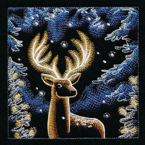 Magic Christmas Reindeer Scene - Panel 2
