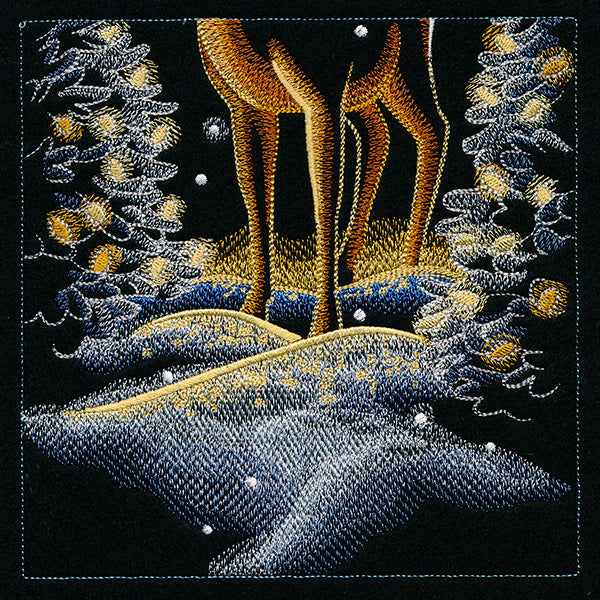 Magic Christmas Reindeer Scene - Panel 3