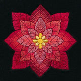 Celestial Christmas Poinsettia Kaleidoscope Feature