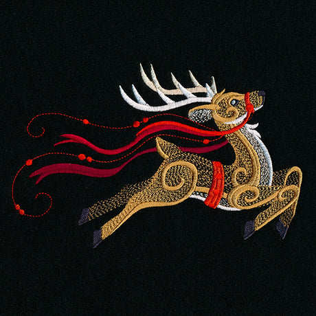 Merry Flight Baroque Christmas Reindeer