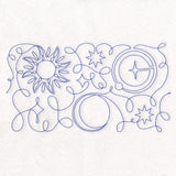 Crafty Quilters - Moon and Stars (Edge-to-Edge Quilting)
