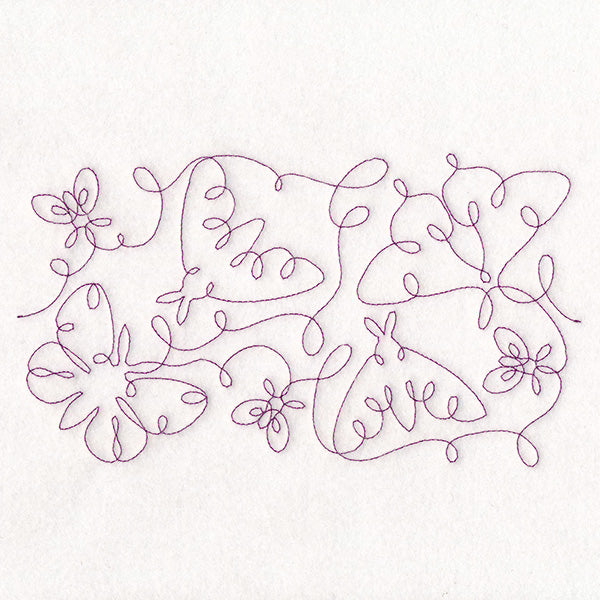 Crafty Quilters - Butterflies and Moths (Edge-to-Edge Quilting)