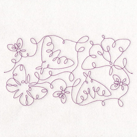 Crafty Quilters - Butterflies and Moths (Edge-to-Edge Quilting)