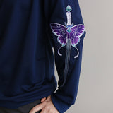 Jeweled & Magical Luna Moth Sword
