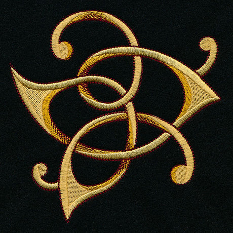 Heraldic Knotwork Dragon Accent