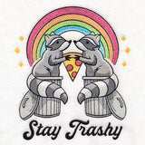 Stay Trashy Rainbow Raccoons