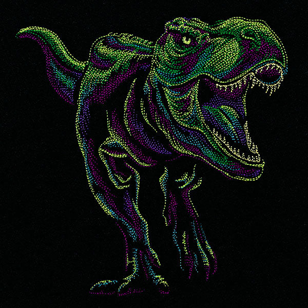 Emerging with a Roar T-Rex
