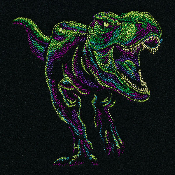 Emerging with a Roar T-Rex