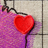 Mini Shapes - Heart (Freestanding)