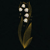 Gilded Lily of the Valley Border