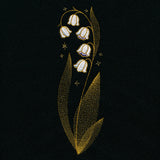 Gilded Lily of the Valley Border