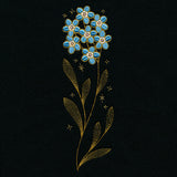 Gilded Forget-Me-Not Border