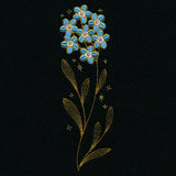 Gilded Forget-Me-Not Border