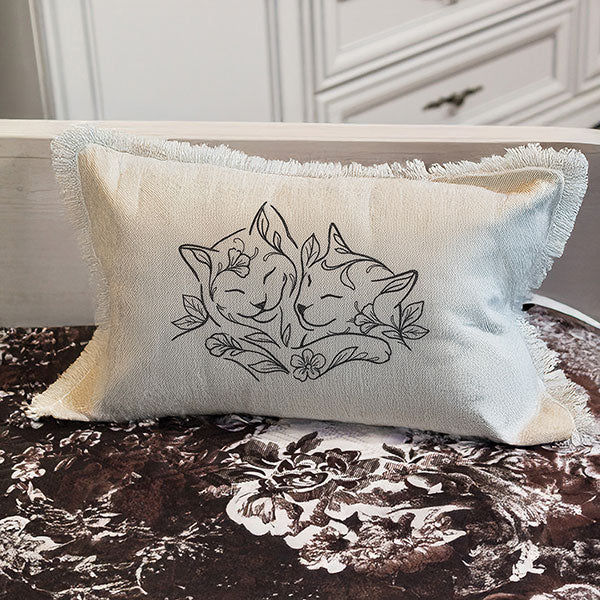 Floral Feline - Kitty Pair