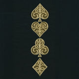 Gilded Card Suits -  Vertical Border