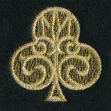 Gilded Card Suits - Club