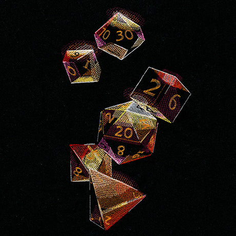 Iridescent Rolling Dice