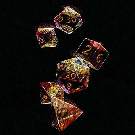 Iridescent Rolling Dice